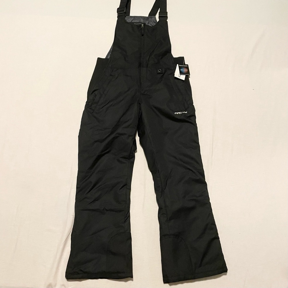 Women's Black Snow Bib Overalls